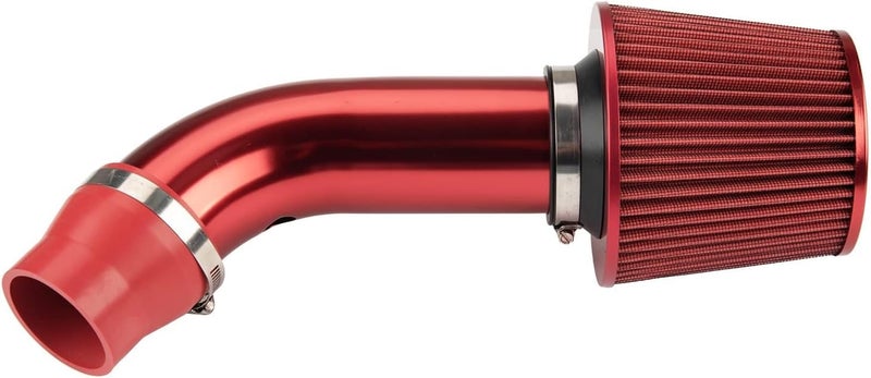 AUTOSITY Cold Air Intake Kit, Universal 3" Cold Air Intake, Upgraded Air Intake System Kit - Red - Image 2